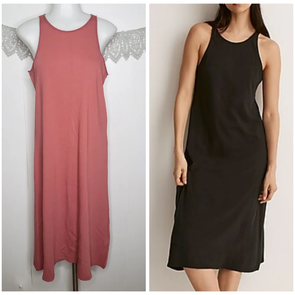 Madewell Softfade cotton coverup tank dress midi length small NWT - Picture 2 of 9